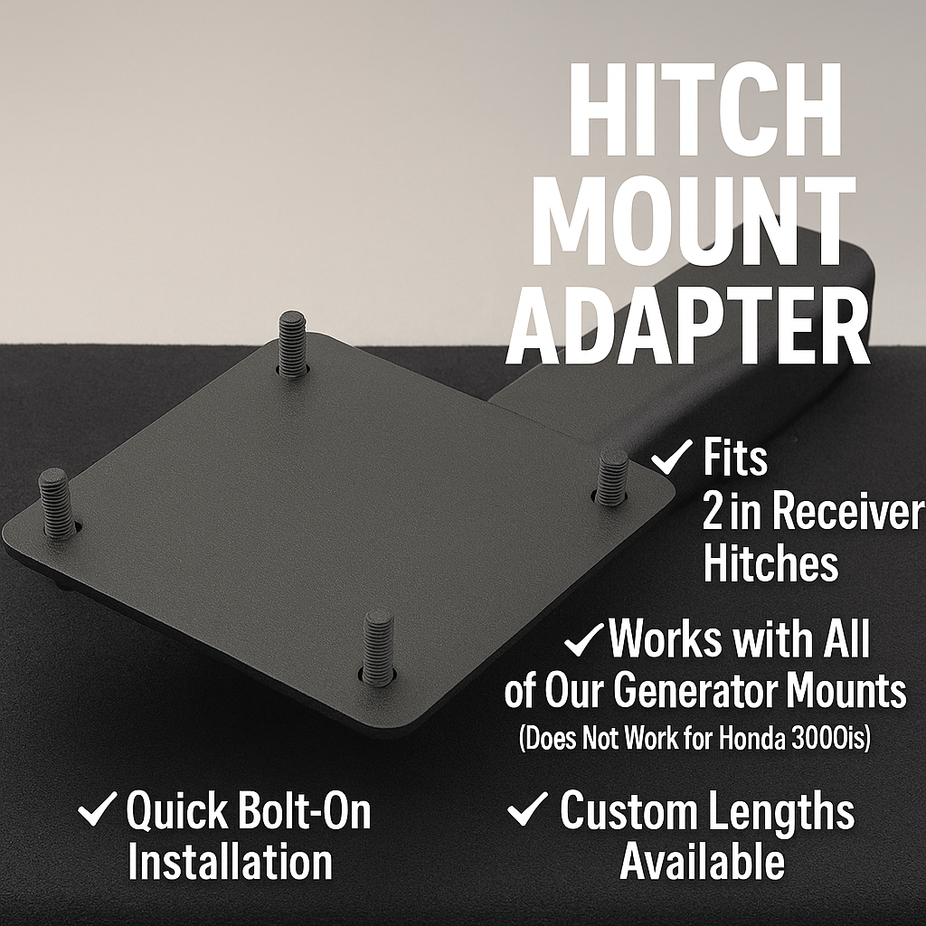Squatch Mount |Generator mount Low Profile locking security | Honda Generator Mount | Predator | Yamaha | Champion | Camping Travel Mount |