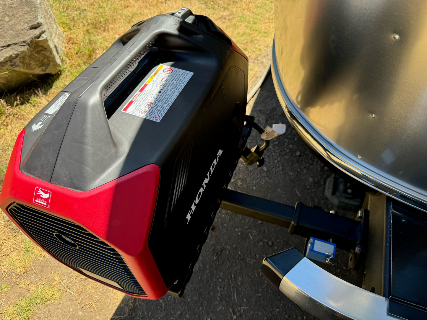 Squatch Mount |Generator mount Low Profile locking security | Honda Generator Mount | Predator | Yamaha | Champion | Camping Travel Mount |