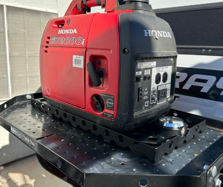 Squatch Mount |Generator mount Low Profile locking security | Honda Generator Mount | Predator | Yamaha | Champion | Camping Travel Mount |