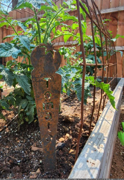 Metal Garden Stakes | Vegetable Garden Stakes | Metal Art for your Garden | Planter Box Signs | Spring Planting | Veggie Name Tags