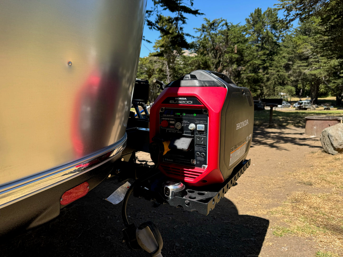 Squatch Mount |Generator Security Lock Low Profile Mount | Honda Generator Mount | Predator | Yamaha | Champion | Camping Travel Mount |