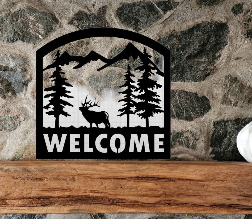 Elk Welcome Sign