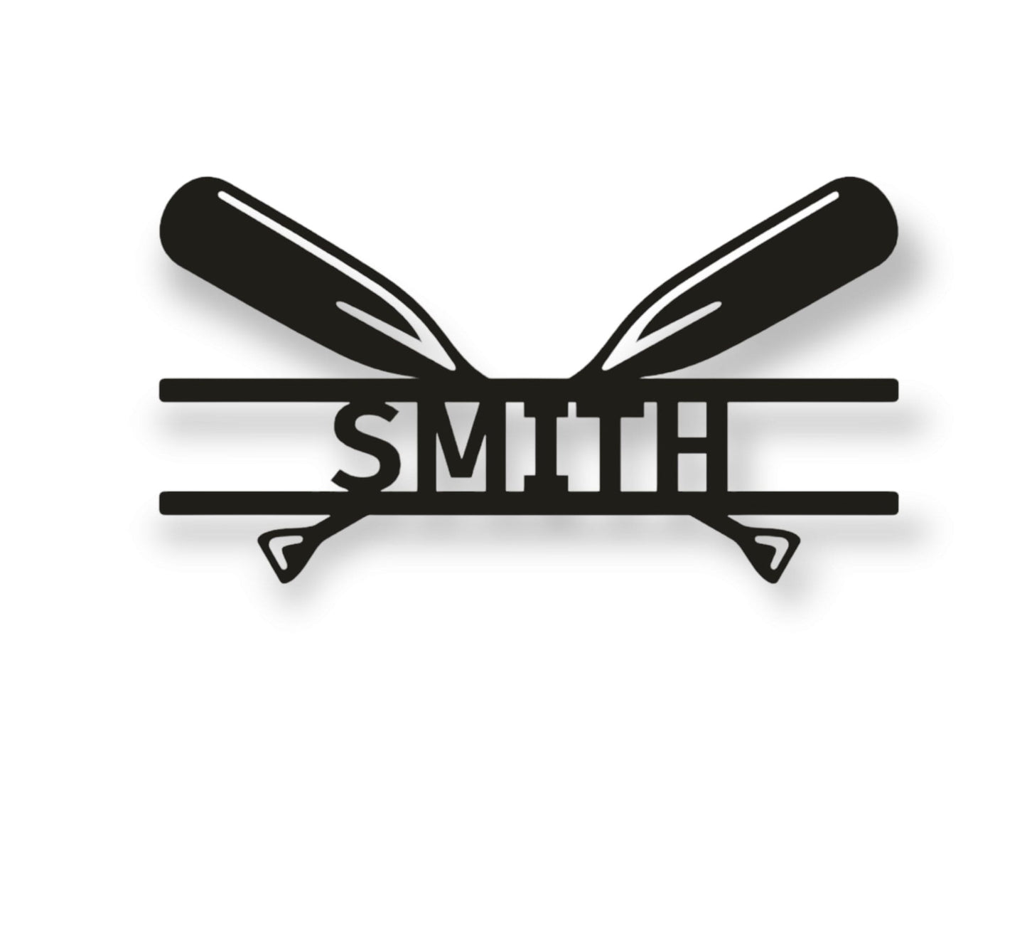 Custom Oar Sign, Custom Metal Name Sign, Custom Sign, Lake Signs, Beach Signs